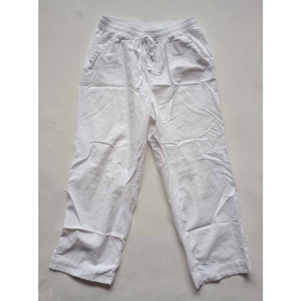 Karen Scott▪️100% Cotton White Pants